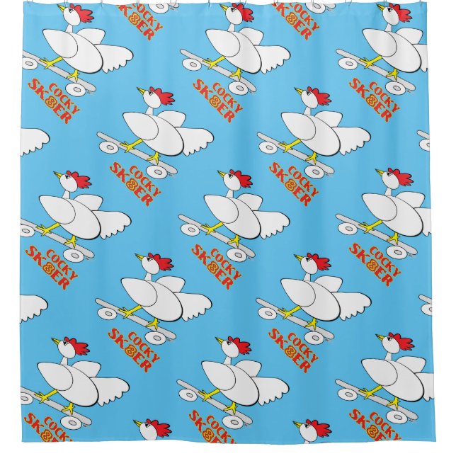 Rideaux De Douche Skater Cocky (Devant)