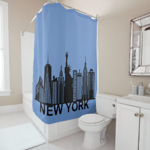 Rideaux De Douche Skyline de New York