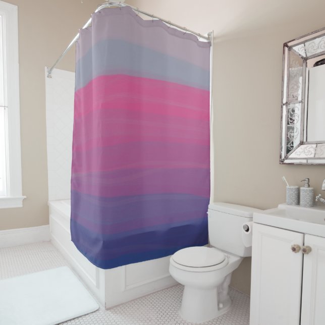 Rideaux De Douche Skyline et Shore (En situation)