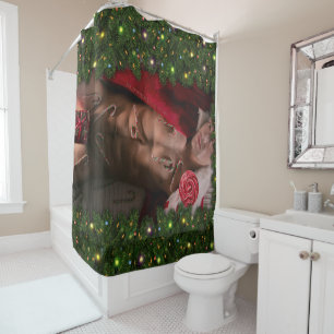 Rideaux De Douche SlipperyJoe sucres de canne mâle poitrine lollipop