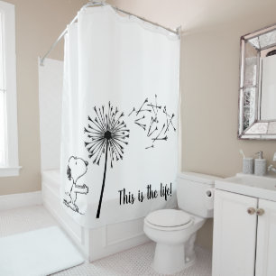 Rideaux De Douche Snoopy Avec Dandelion