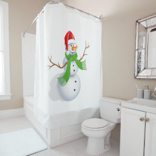 Rideaux De Douche Snowman