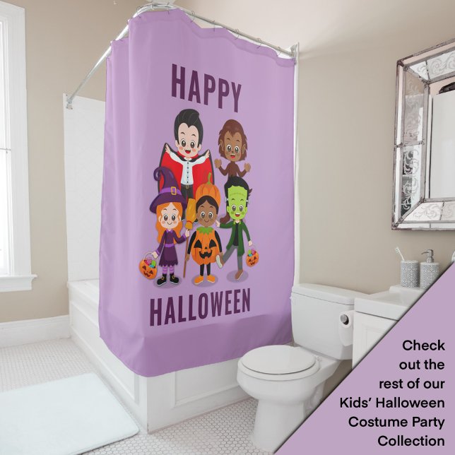 Rideaux De Douche Soirée costumée pour enfants d'Halloween (Créateur téléchargé)