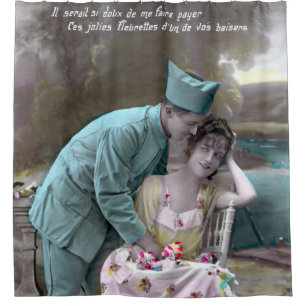 Rideaux De Douche Soldat et amoureux