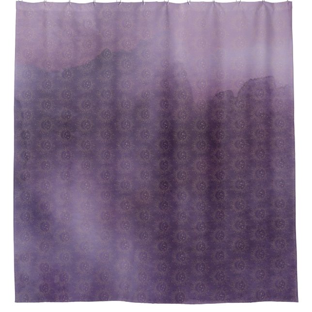 Rideaux De Douche Soleil et Lune (Devant)