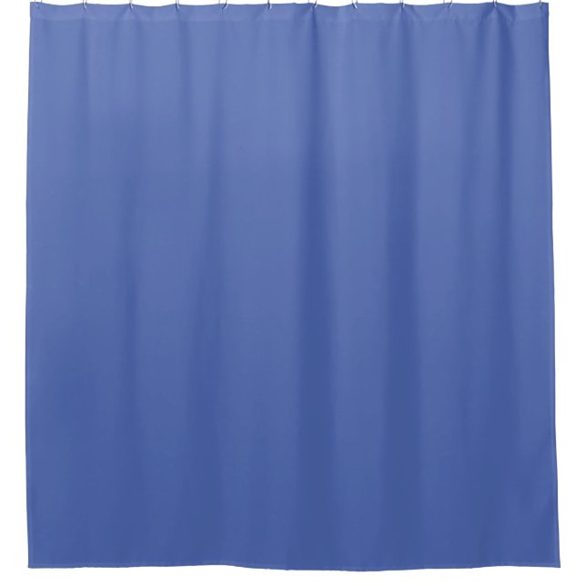 Rideaux De Douche Solid color dusty blue cornflower (Devant)