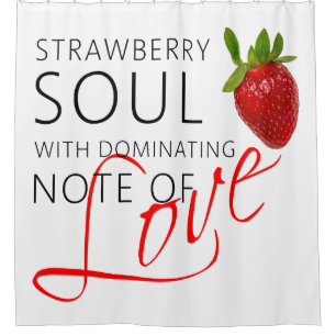 Rideaux De Douche Soul aux fraises