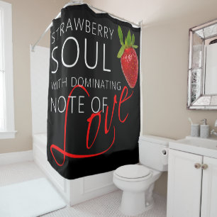 Rideaux De Douche Soul aux fraises foncé
