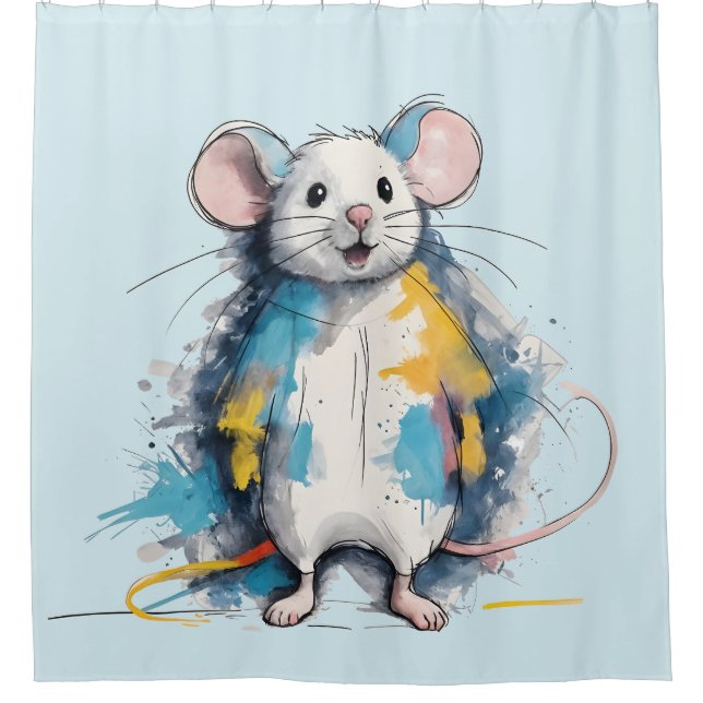 Rideaux De Douche Souris (Devant)
