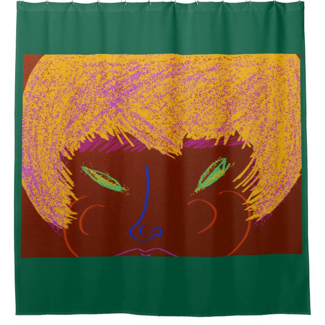 Rideaux De Douche Sparkling Beauty Queen  (Devant)