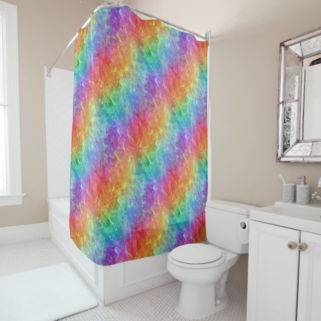 Rideaux De Douche spellcaster - vif arc-en-ciel prism ombre : (En situation)