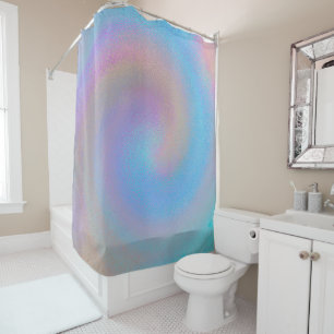 Rideaux De Douche Spirale Iridescendante