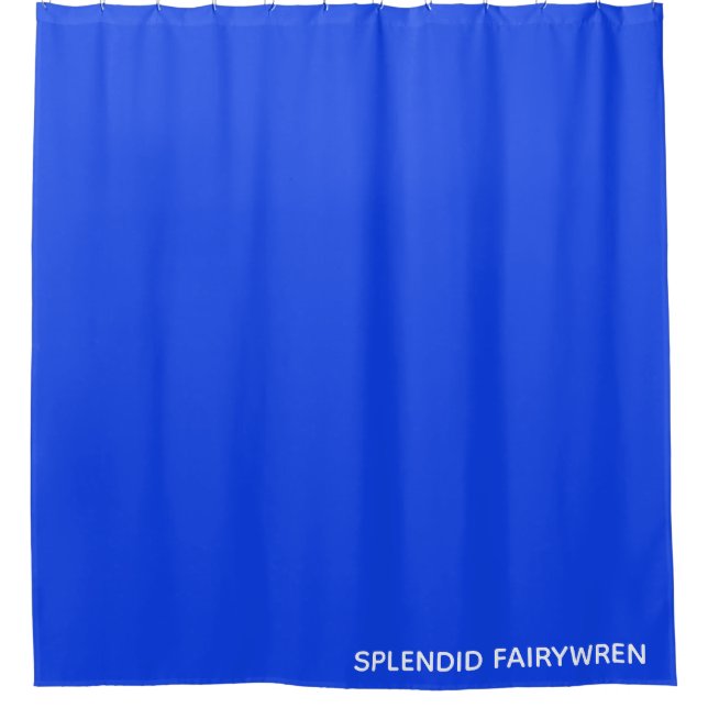 Rideaux De Douche Splendid Fairywren Blue Colour (Devant)