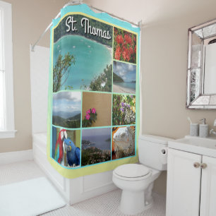Rideaux De Douche St Thomas - collage pittoresque 6115 de photo