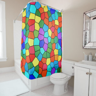 Rideaux De Douche Stained Glass