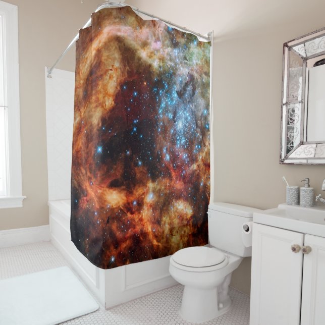 Rideaux De Douche Star Clusters 3D Doradus (En situation)