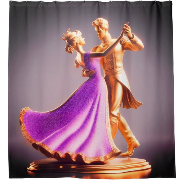 Rideaux De Douche Statues d'or (Devant)