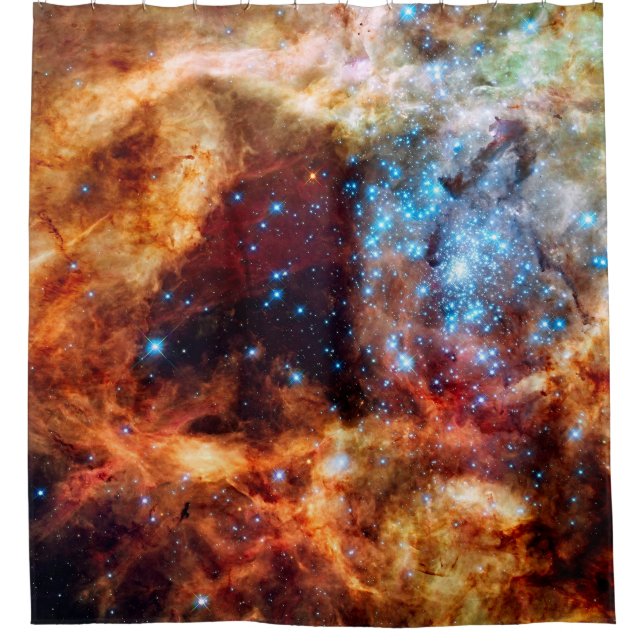 Rideaux De Douche Stellar Nursery R136 Tarantula Nebula NASA Photo (Devant)