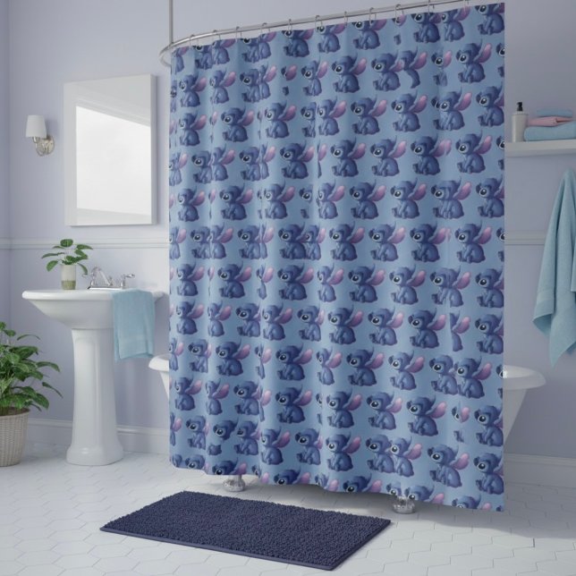 Rideaux De Douche Stitch Shower Curtain (Créateur téléchargé)