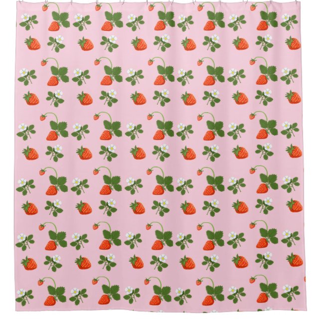 Rideaux De Douche Strawberries (Devant)