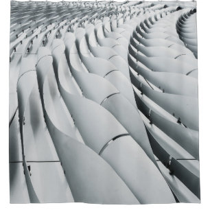 Rideaux De Douche Structure du bâtiment blanc et gris