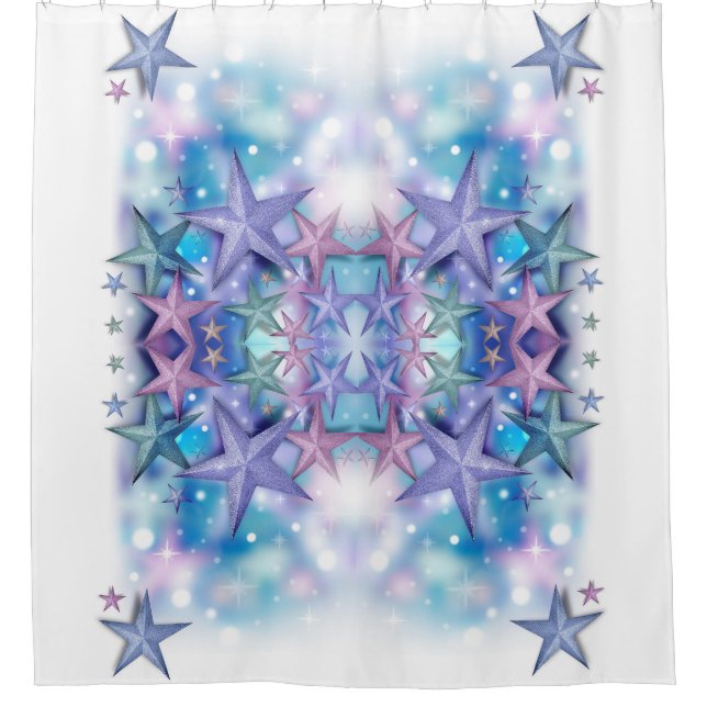 Rideaux De Douche Styles classiques Stars (Devant)