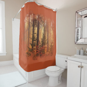 Rideaux De Douche Sublimation déprimée
