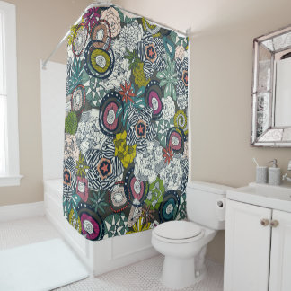 Rideaux De Douche succulents multi foncé