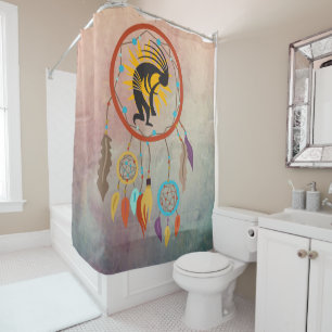 Rideaux De Douche Sun Kokopelli Dreamcatcher