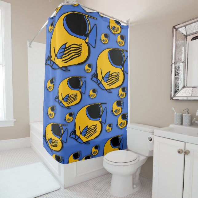 Rideaux De Douche Sunfish #10 (En situation)