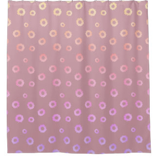 Rideaux De Douche Sunflower Pattern Shower Curtain