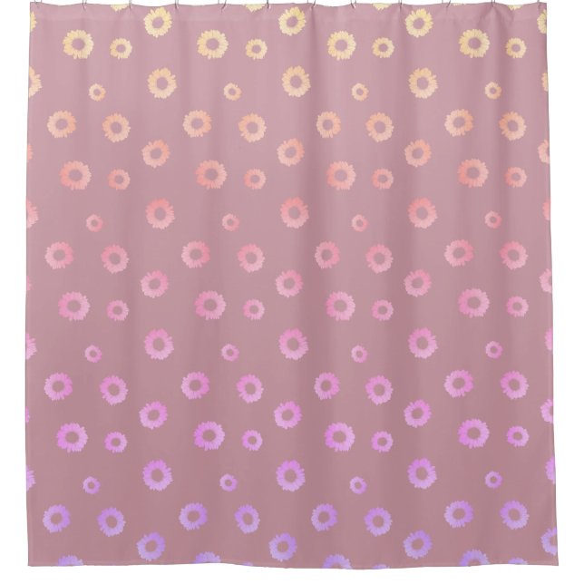 Rideaux De Douche Sunflower Pattern Shower Curtain (Devant)