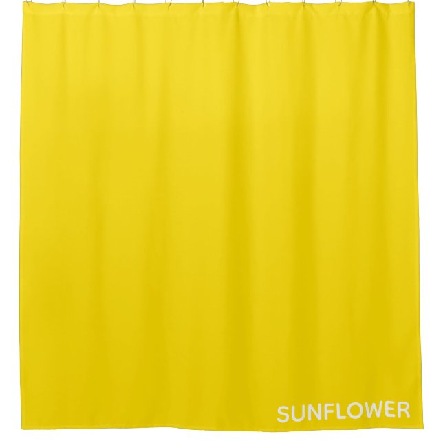 Rideaux De Douche Sunflower Yellow Colour Name (Devant)