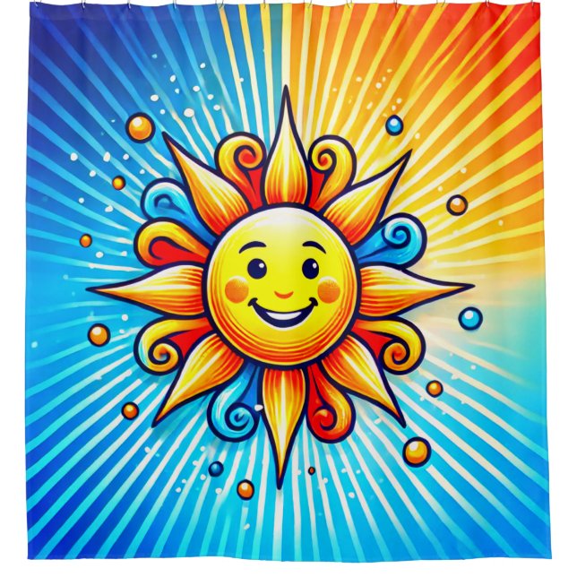 Rideaux De Douche Sunshine Art (Devant)