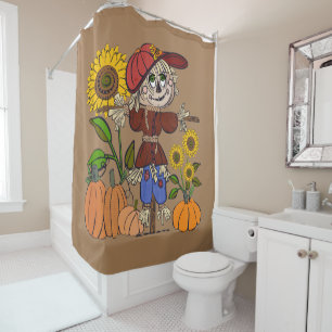Rideaux De Douche Super mignon Scarecrow