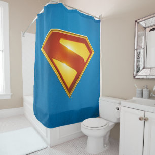 Rideaux De Douche Superman Golden S Shield brillance