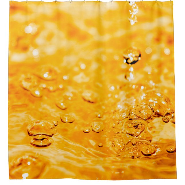 Rideaux De Douche Surface propre liquide ondulée d'eau (Devant)