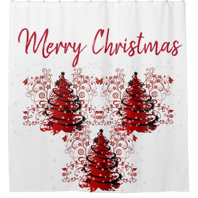 RIDEAUX DE DOUCHE SUZANNE ELIZABETH CHRISTMAS COLLECTION (Devant)