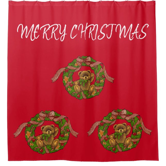 RIDEAUX DE DOUCHE SUZANNE ELIZABETH CHRISTMAS COLLECTION (Devant)