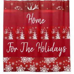 RIDEAUX DE DOUCHE SUZANNE ELIZABETH CHRISTMAS COLLECTION -