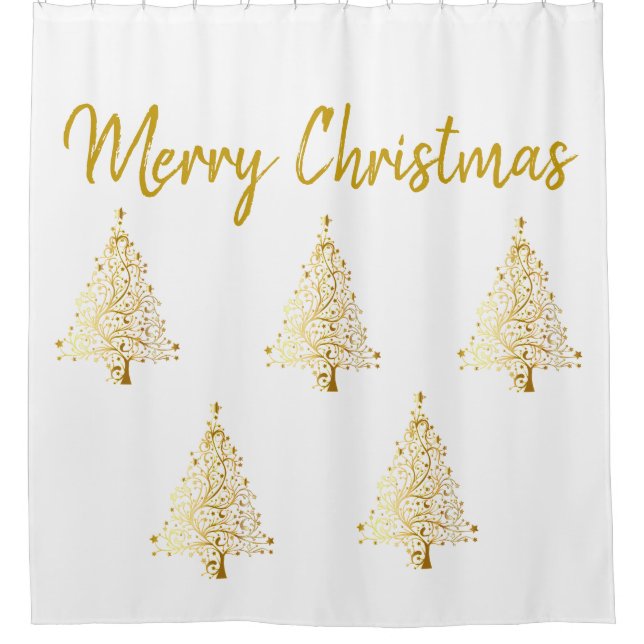 RIDEAUX DE DOUCHE SUZANNE ELIZABETH CHRISTMAS COLLECTION DOUCHE COUR (Devant)