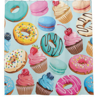 Rideaux De Douche Sweet Sweet Sweets : Motif de Delight.