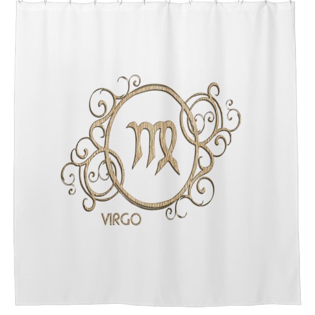 Rideaux De Douche Symbole Virgo Zodiac (Devant)