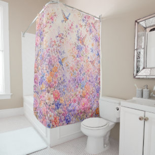 Rideaux De Douche Symphonie secrète des fleurs
