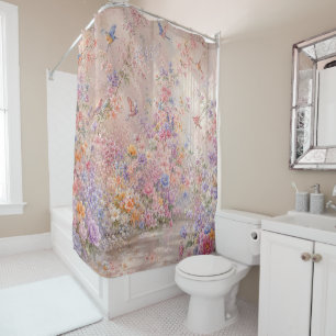 Rideaux De Douche Symphonie secrète des fleurs