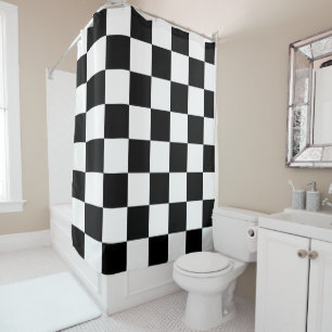 Rideaux De Douche tableau d'échecs