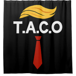 Rideaux De Douche Taco Trump chasse toujours les poulets