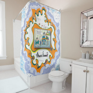 Rideaux De Douche Tape Verm Granny Humour visuel absurde