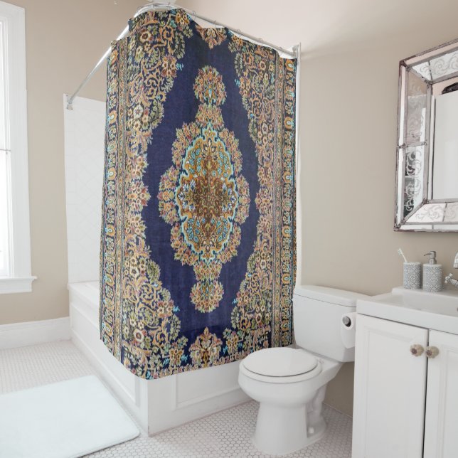 Rideaux De Douche Tapis Oriental Tapis Kilim (En situation)