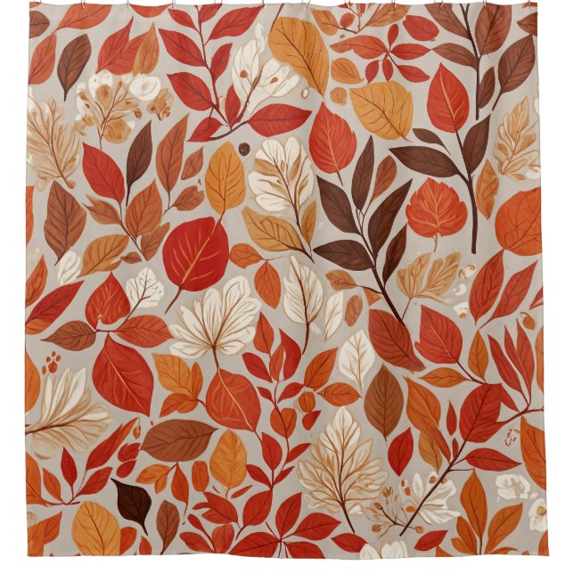 Rideaux De Douche Tapisserie d'automne (Devant)